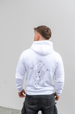 Janina Lorey Hoodie Herren White